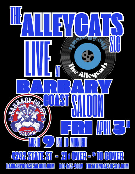 The Alleycats SLC live at Barbary Coast