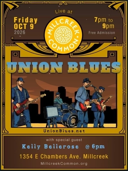 Union Blues Live at Millcreek Common With Special Guest: Kelly Bellerose!