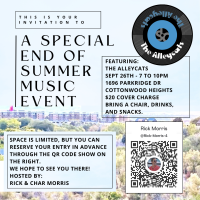 The Alleycats End Of Summer Special Event